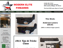 Tablet Screenshot of modernelitefirearms.com